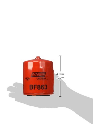 Filtre à carburant avec écrou de déblocage Baldwin BF863 pour entretien facile