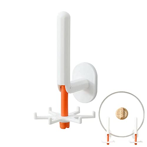 Ganchos para pendurar utensílios de cozinha,Ganchos para utensílios de cozinha giratórios de 360 ​​g