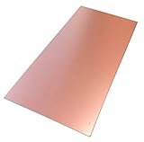 210/100/0.6mm AERZETIX: Placa Hojas de Cobre para Circuito Impreso 210/100/0.6mm 18µm Resina epoxi de Fibra de Vidrio C40708