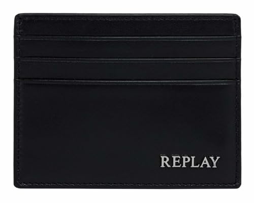 Replay Fm5336 portefeuille hommes accessoire de voyage aux finitions soignées et design épuré