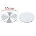 X AUTOHAUX 50mm Silver Tone Auto Car Wheel Center Hub Cap Sticker Emblem Badge Decal 4pcs