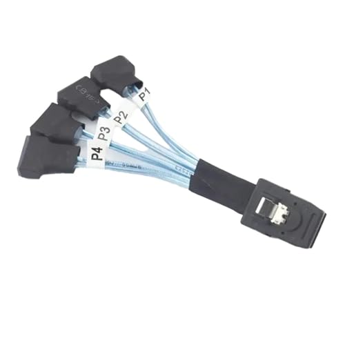 Cable S/AS SFF-8087 a 4 SATA Macho 3.0 para SSD miniatura 5