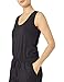 Amazon Essentials Women's Studio Terry Fleece Jumpsuit, Black, Small