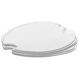 Cabilock 100 Stück Runde Acryl Ringhalter Kunststoffplatte Transparent Schmuckpräsentation Schmuckaufbewahrung Verkaufsdisplay Schmuckständer für Schmuckhandel