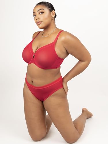 Soutien-gorge à couverture totale Curvy Couture 100F transparent crantastic avec armatures - 3