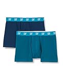 CR7 Cristiano Ronaldo Herren Cotton Trunks Badehose, Mehrfarbig, L
