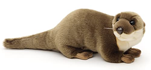 Uni-Toys - Otter, stehend - 45 cm (Länge) - Plüsch-Otter - Plüschtier, Kuscheltier