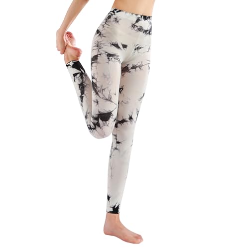 Image of Footless Tights for Women Women's Soft Full Length Leggings Light and Breathable High Waist Tight Pants