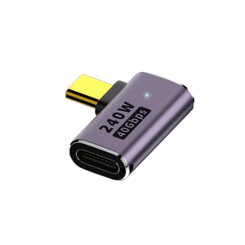 2 Adaptadores USB C en ángulo de 90 grados miniatura 2