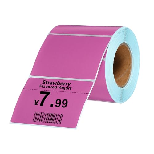 Étiquettes thermiques autocollantes violettes PATIKIL 500 pièces pour imprimante de bureau