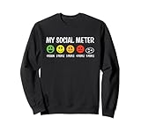 My Social Meter Funny Introvert Social Anxiety