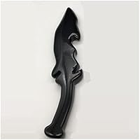 ZTBH Cristal de meditación Natural Daga de obsidiana Natural,