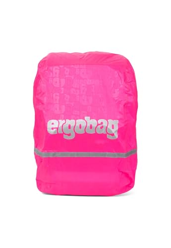 ERGOBAG Rucksack Regencape Shiny Regenhaube , Rosa
