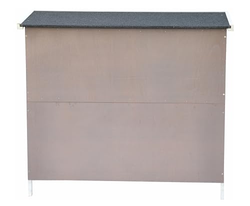 nanook System-Hasenstall Hasenstall Kaninchenstall XXL Meerschweinchenstall Balu erweiterbar draußen wetterfest 120 x 50 x 104 cm