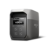 EF ECOFLOW Portable Power Station DELTA 3 Max, 2048Wh LiFePO4 Battery, Solar Generator (Solar Panel Optional), 3400W X-Boost Output, Ultra-Fast 0-80% Charging in 1.13 Hr, Home Backup & RV Camping