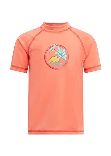 Image of Kanu Surf Girls' Karlie Rash Guard UPF 50+ Sun Protection Short Sleeve Swim Shirt
