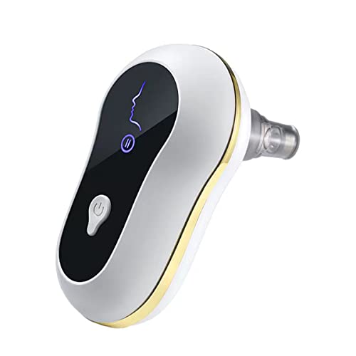 Gasin Electric Blackhead Instrument, Pore Cleaner Blackhead and Acne Can Remove Stubborn Blackheads and Effectively Shrink Pores (White