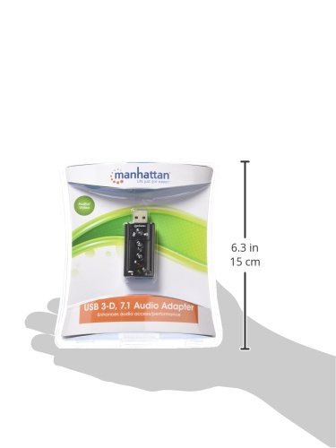 Microfono USB Scheda Audio Esterna USB 7.1 Canali - Adattatore Mini USB, 3D Virtual Sound, Per PC E Laptop Miglioramento Audio Usb Plug And Play - Foto 2