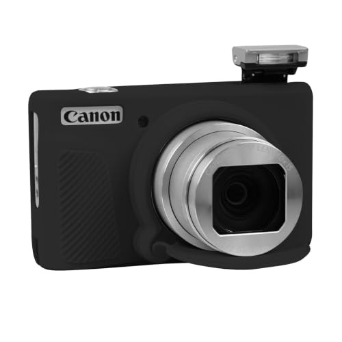 Camera Case with Lens Cover for Canon PowerShot SX740/SX730 HS Camera,Black