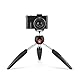 Manfrotto MTPIXIEVO-BK, PIXI EVO 2-teiliges Ministativ für spiegellose Kameras, kompakte Systemkameras, DSLR, Video, kompakte Größe, Aluminium