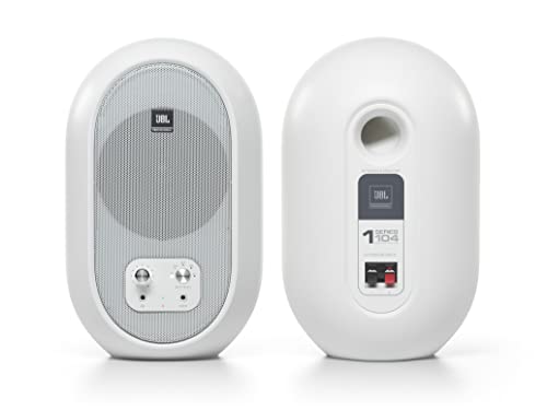 JBL 1 Series 104 Enceintes compactes de référence Bluetooth au design épuré blanc