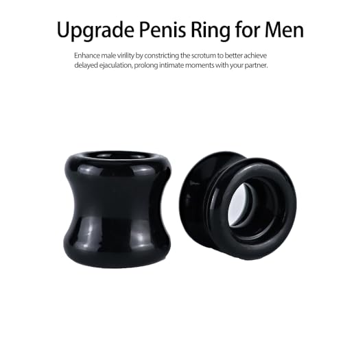 Ball Stretcher Penis Ring Testicle Adult Sex Toys for Male Thickened Cock and Ball Ring for Men Erection Sex Pleasure Enhancement Delay Ejaculation Stretchy Penis Sleeve - Image 5