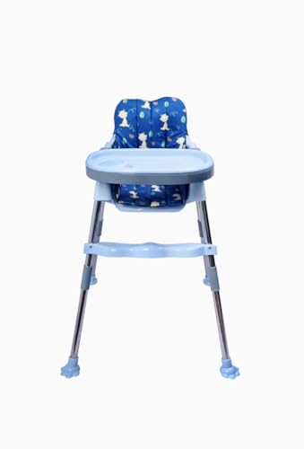 Image of My Giraffe Coco Baby High Chair, Light Blue Giraffe