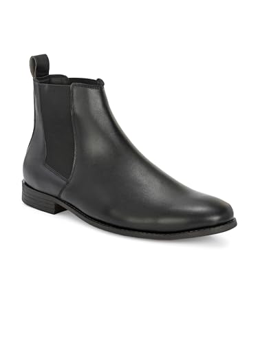 Image of EL PASO Men Faux Leather Casual Chelsea Boots