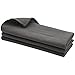 Lot de 3 torchons de cuisine Anthracite 100 % coton 70 x 50 cm