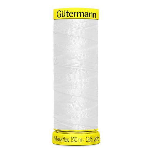 Hilo de costura Gütermann Maraflex 150 m Blanco miniatura 1