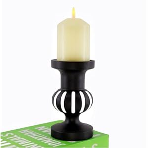 Wooden Candle Holders PillarVintage Seaside Pillar Stand for Dining Table Centerpiece Coffee Table Mantel Or Any Table TopFree Standing Farmhouse Candle Holders