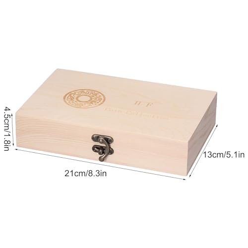 Boîte de rangement pour pièces en bois à 20 compartiments - 5