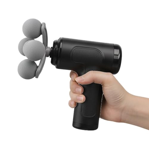 Image of KRIPARA SALES Kripara Sales Professional Deep Tissue Percussion Massage Gun-multi-head Muscle Massager for Pain Relief, Athletes & Body Relaxation - Portable Cordless Electric Handheld Massager With 9 Attachments (4 IN 1 Percussion Massage Gun)