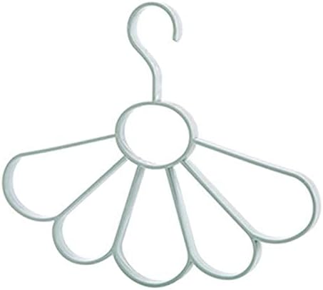 Clothes Hangers 1PCS Multi-Port Circle Scarf Rack Plastic Tie Rack Drying Rack Household al Storage Clothes Rack (Color :) Hanger (Green)