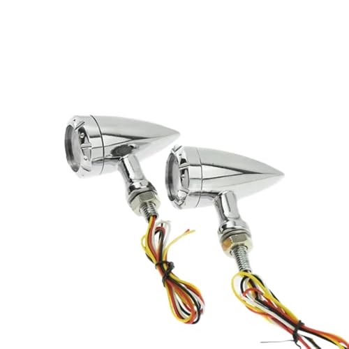 Feux stop clignotant pour moto 10 mm clignotants led custom pour chopper cruiser