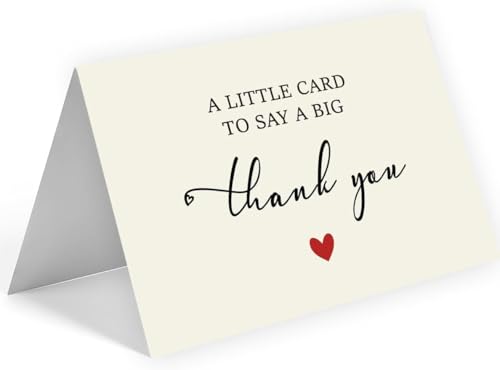 12 Pack Thank You Card with Envelope Thank You Cards for Appreciation Gifts from Student Friends with Envelope Card for Teachers Day Anniversary Christmas