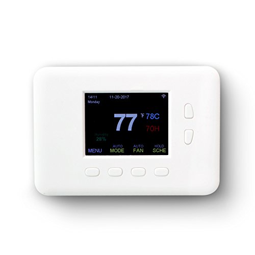 Image of MiLOCKS Smart Thermostat, Central Cooling and Heating Controller, LoRa Enabled Smart Home Device and Security, YoSmart App