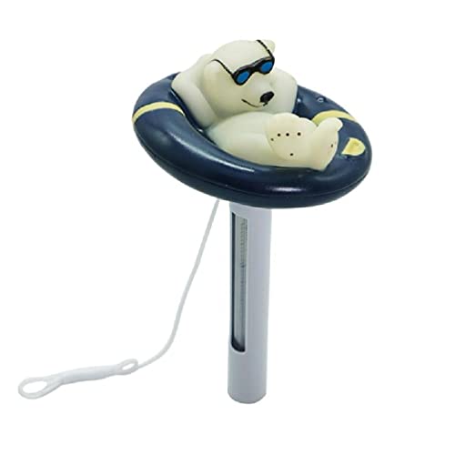 Ftyrwu7Iwo Floating Pond Water Thermometer For Swimming Pools Spas Tubs Aquariums Ponds Water Temperature Tester Floating Pool Thermometer Swimming Pool Thermometer With String #TOP19