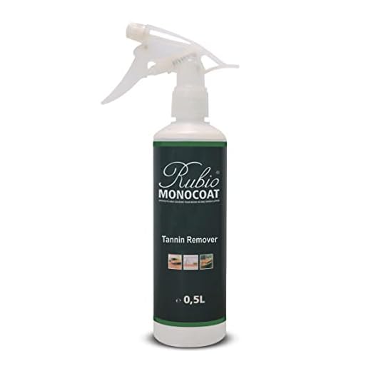 Tannin Stain Removal for Wood
