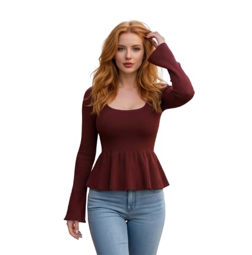 TEENA ENTERPISES Elegant Knit Top with Emerald Green A-Line Midi Skirt Set for Women | Chic Evening Party Outfit | Modern Art Gallery Style Dress-image-30