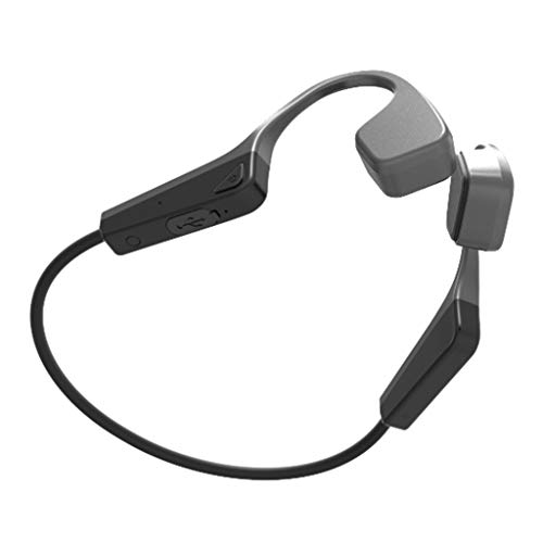 figatia Fones de Ouvido Esportivos de Condução óssea Bluetooth 5.0 Fones de Ouvido Esportivos Gratui