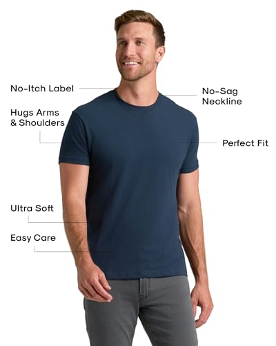 image for True Classic Mens T-Shirts – Short Sleeve Crew Neck T Shirts for Man