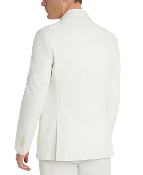 Kenneth Cole Reaction Mens Slim fit Suit Jacket Blazer 36 S Beige Solid Stretch2