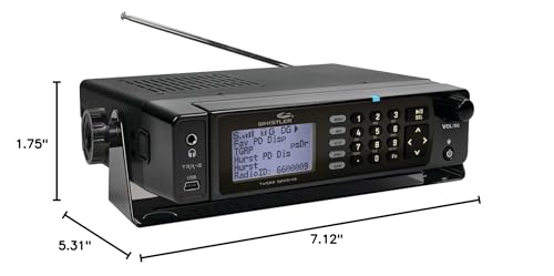 Image of Whistler TRX-2 Digital Police Scanner - Desktop /Mobile Scanner with EZ Scan Software, APCO P25 Phase I & II, DMR, NXDN, and USA /Canada Database Preloaded