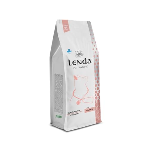 Lenda VET Nature Diabetic 2Kg - Nourriture vétérinaire Chats Adultes Toutes Races diabète/colite...