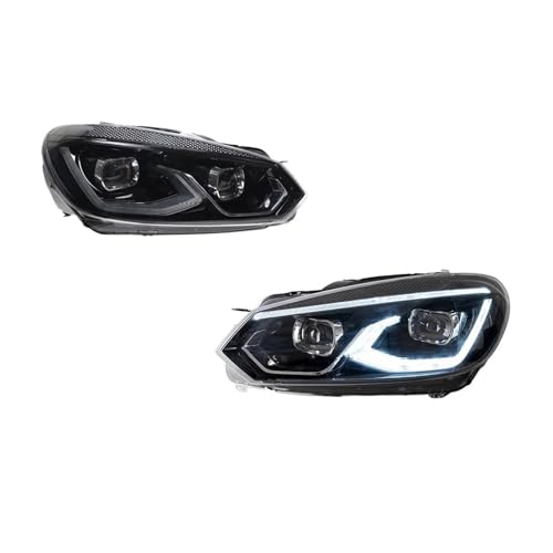 Faros LED para VW Golf 6 2009-2012 con luces de freno e intermitentes completos