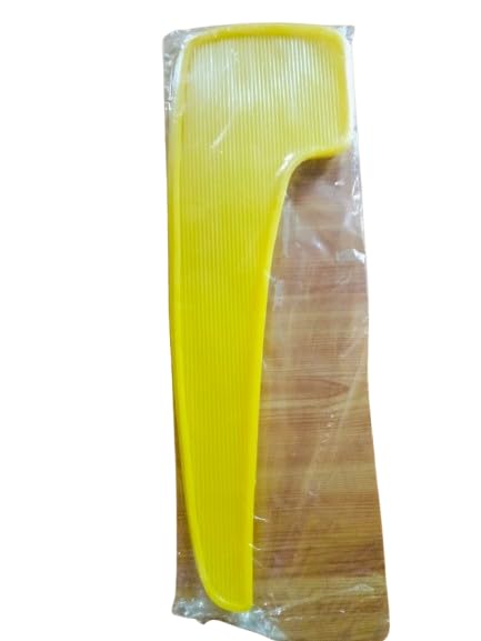 Image of Plastic Mud Flaps for All Vehicle Universal Type(Set of 2) (Yellow)