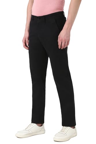 Image of Peter England Men's Skinny Fit Mid Rise Premium Casual Trouser Chinos