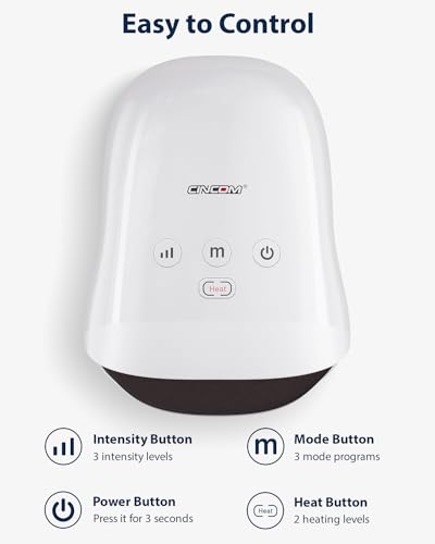 Cordless Hand Massager for Arthritis and Carpal Tunnel with Heat and Compression