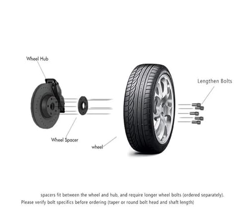 Adaptateur d'entretoise de roue haut de gamme CB 58.1mm - 6